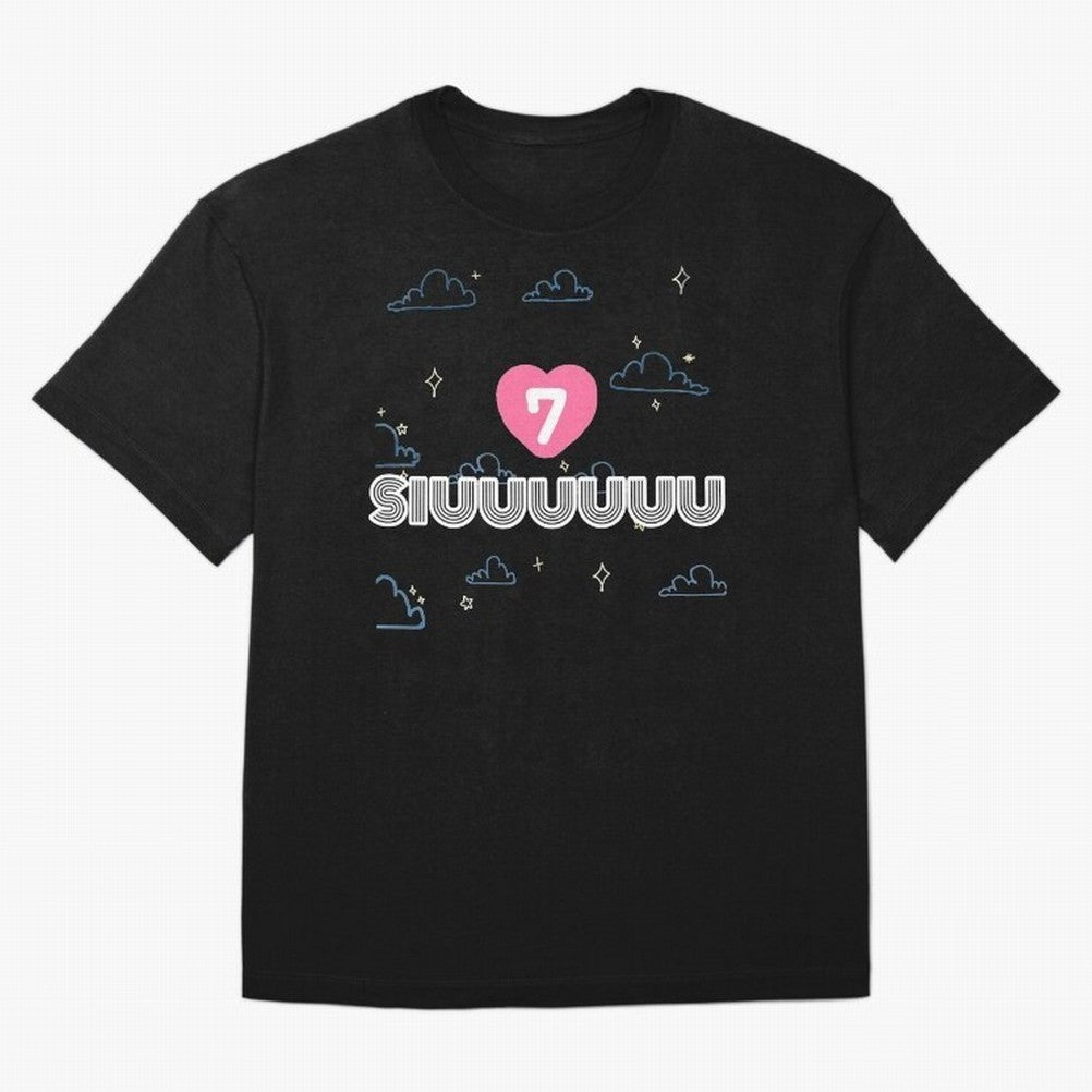 Siiiuuu 7 CR7 goal Oversized T-Shirt Celebrate Football Heritage in Global Football Passion for FIFA World Cup 2026 Group Stage, Centered on CR7 and Messi, Argentina, France and Brazil, Football History, Final Match Energy, Crowd Noise and Once in