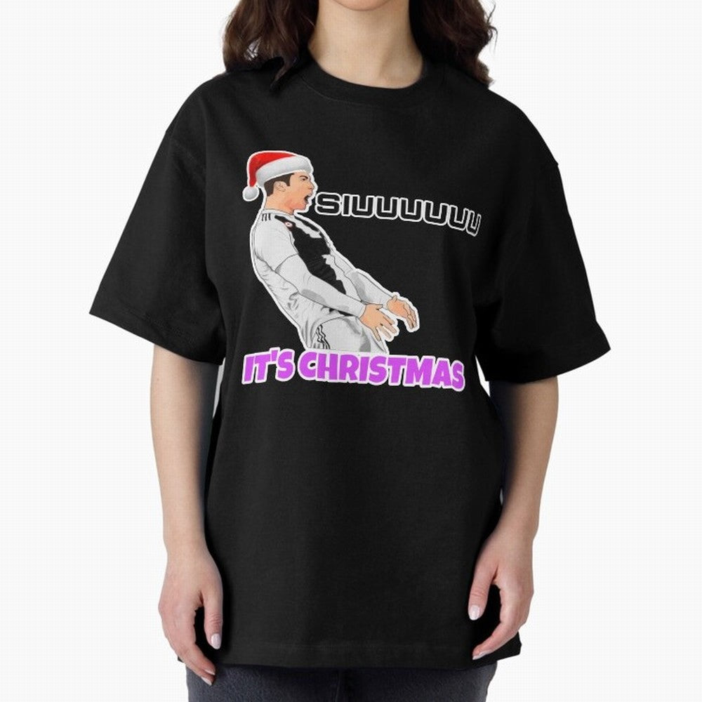 It¡¯s Christmas siuuu CR7 funny Oversized T-Shirt Bring Stadium Energy to FIFA World Cup 2026 Group Stage Spirit, Built around Argentina, France and Brazil, Messi, Football History, Final Match Energy, Crowd Noise and Once in a Lifetime Moments;