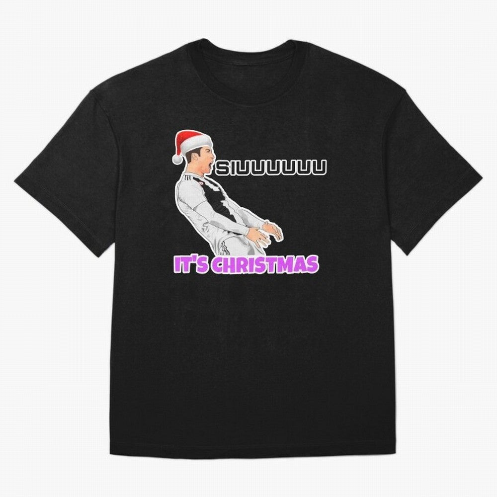 It¡¯s Christmas siuuu CR7 funny Oversized T-Shirt Bring Stadium Energy to FIFA World Cup 2026 Group Stage Spirit, Built around Argentina, France and Brazil, Messi, Football History, Final Match Energy, Crowd Noise and Once in a Lifetime Moments;