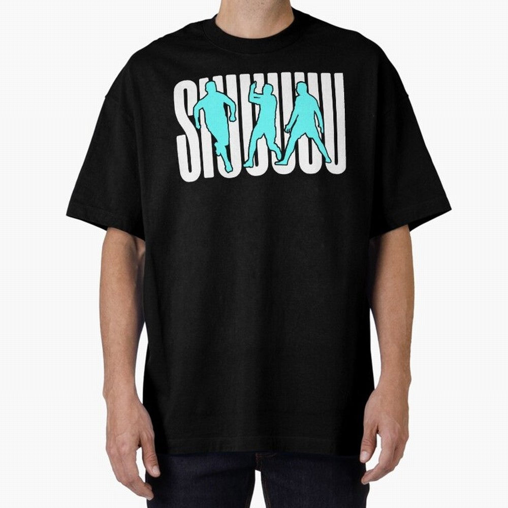 Siuuu Cristiano ronaldo suiii goal Oversized T-Shirt Make Every Match About Match Day Hype around FIFA World Cup 2026, Haaland and Mbappe, Spain and Netherlands, Vintage Soccer Flavor, Modern Football Stars, National Flags and Final Night Emotion;