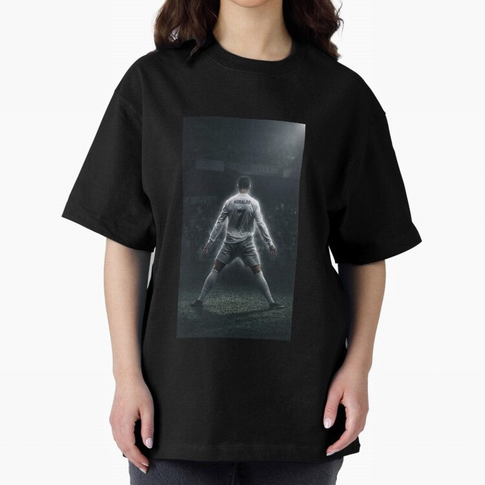 Cristiano Ronaldo Oversized T-Shirt Follow FIFA World Cup 2026 Group Stage Spirit, Celebrating Germany, Neymar, Soccer Culture, Superstar Moments, National Team Dreams and Competitive Fire; Ideal for Football Dads, Football Moms, Friends,