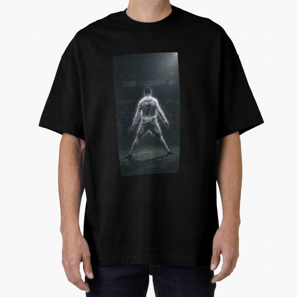 Cristiano Ronaldo Oversized T-Shirt Follow FIFA World Cup 2026 Group Stage Spirit, Celebrating Germany, Neymar, Soccer Culture, Superstar Moments, National Team Dreams and Competitive Fire; Ideal for Football Dads, Football Moms, Friends,