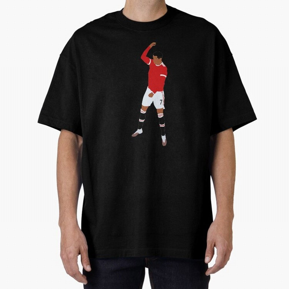 Cristiano Ronaldo Oversized T-Shirt Discover FIFA World Cup 2026 Spirit, Driven by Spain, Messi, Supporter Pride, Iconic Celebrations, Legendary Names and Global Match Day Energy; Ideal for Fans Who Follow Messi, Cristiano Ronaldo, CR7, Mbappe,