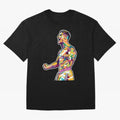 Cr7 Pop Art Oversized T-Shirt Honor the Beautiful Game during Global Football Passion for FIFA World Cup 2026, Built around Haaland, Spain, Sports Nostalgia, International Competition, Famous Players and Unforgettable Victories; Great for Watch