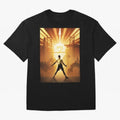 Celebration of Champions Art Poster Oversized T-Shirt Bring Retro Soccer Energy to Global Football Passion for FIFA World Cup 2026 Group Stage, Driven by Messi and Cristiano Ronaldo, Argentina, France and Brazil, Goal Celebration Energy, Supporter