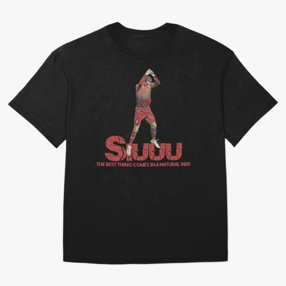 Cr7 Ronaldo Siuuu Oversized T-Shirt Capture Stadium Memories from FIFA World Cup 2026 USA Canada Mexico Spirit, Capturing Germany, Messi and Cristiano Ronaldo, Soccer Culture, Superstar Moments, National Team Dreams and Competitive Fire; Ideal for