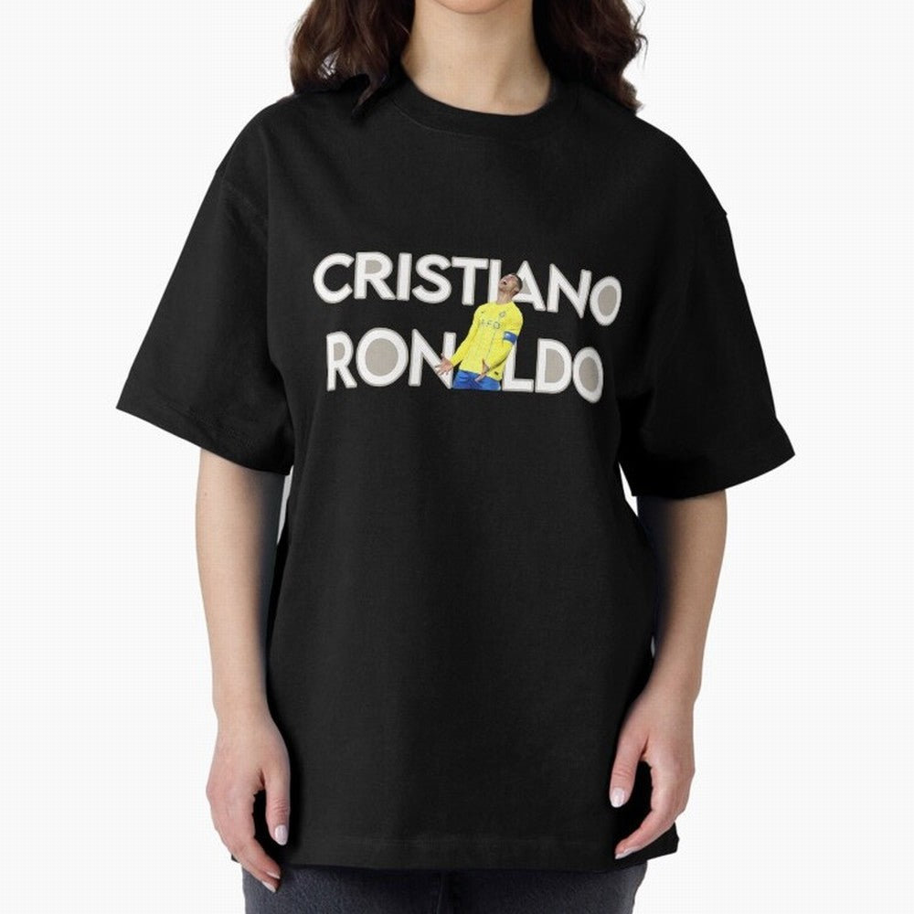 Cristiano Ronaldo Oversized T-Shirt Capture FIFA World Cup 2026 Group Stage for Fans of CR7 and Messi and Portugal, Bringing Game Day Rituals, Football Legends, Country Pride and the Road to the Final; Made for Collectors Who Enjoy Iconic Players,