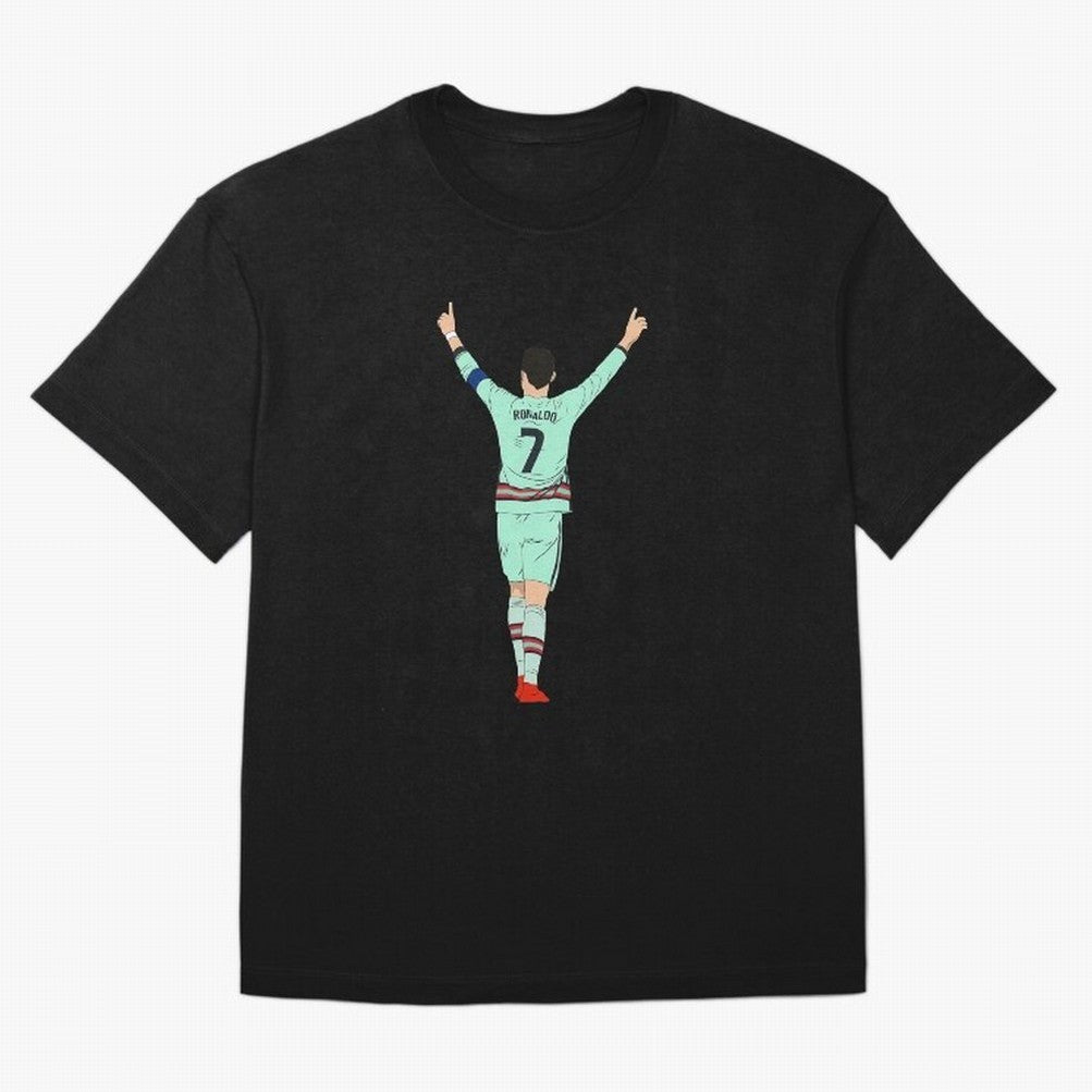Cristiano Ronaldo Cristiano Ronaldo o Oversized T-Shirt Celebrate Unforgettable Nights in FIFA World Cup 2026 Spirit, Centered on France, CR7, Championship Spirit, Famous Goals, Roaring Crowds and International Football Unity; Great for Supporters