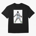 Cristiano Ronaldo Suii Sticker Oversized T-Shirt Bring Match Day Fire to FIFA World Cup 2026 Connected to Haaland, France and Portugal Energy, Fan Favorite Moments, National Team Passion, Big Match Drama and Soccer History; Made for Die Hard