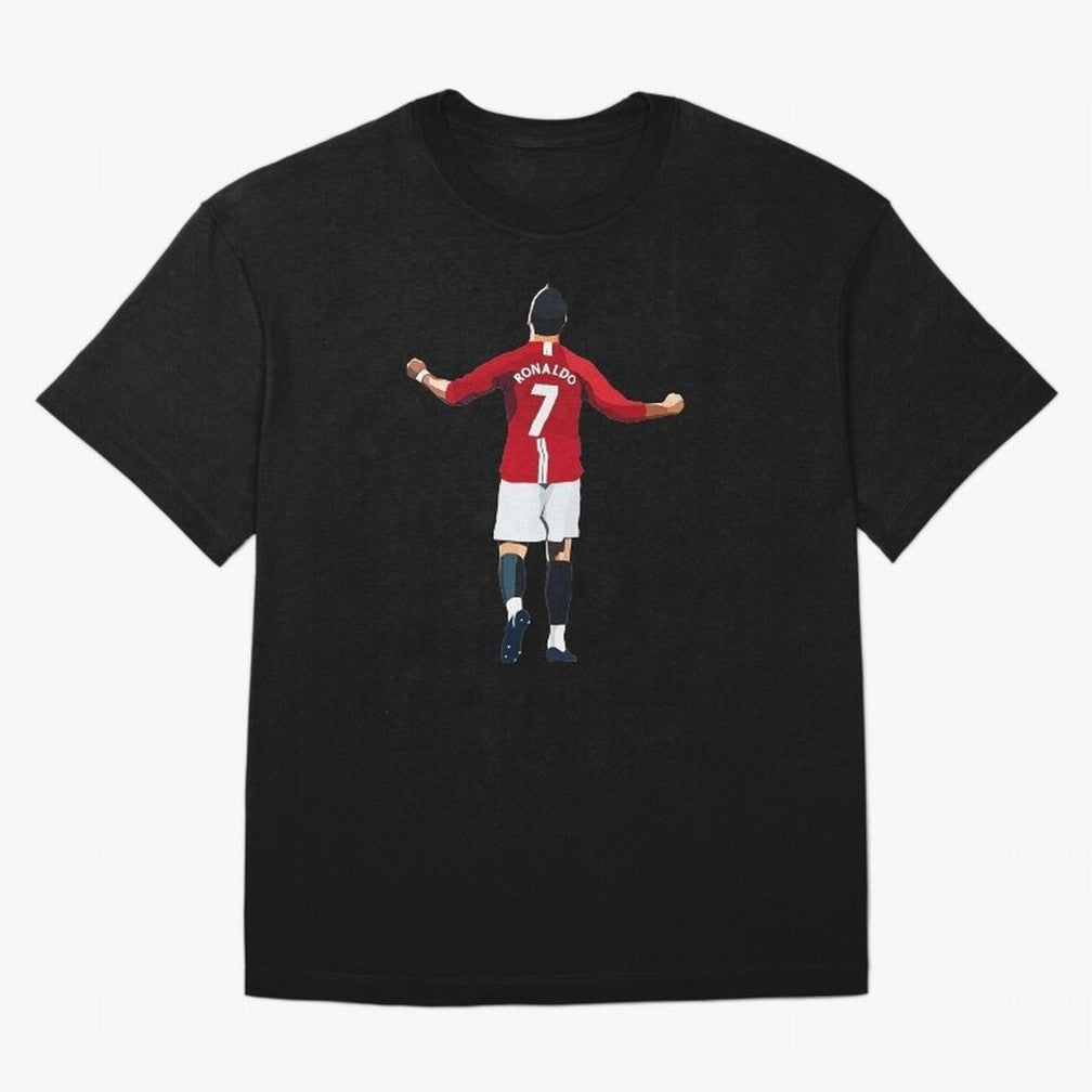 Cristiano Ronaldo Oversized T-Shirt Relive Legendary Nights from FIFA World Cup 2026 USA Canada Mexico for Fans of Messi and France, Bringing Sports Nostalgia, International Competition, Famous Players and Unforgettable Victories; Perfect for