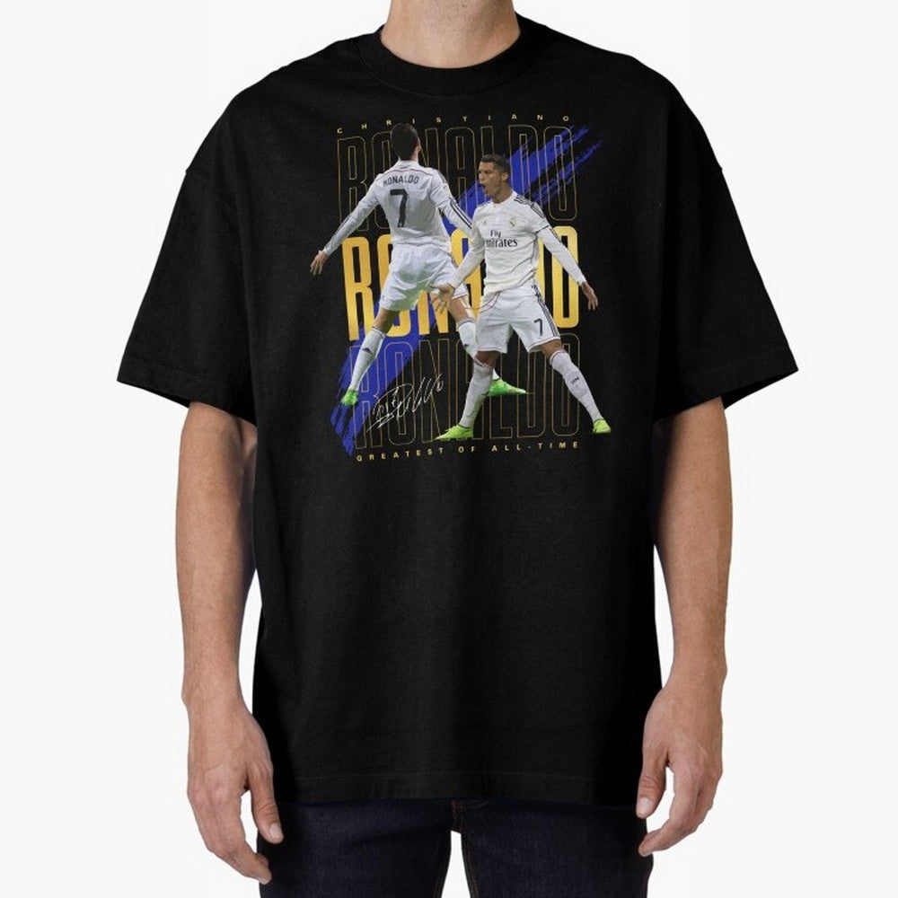 Cristiano Ronaldo Suuiii! Greatest Of All Time Oversized T-Shirt Show Up for the Glory of FIFA World Cup 2026 USA Canada Mexico Connected to Messi, Neymar and Mbappe, Spain and Netherlands Energy, Classic Soccer Heritage, Championship Pressure, Fan