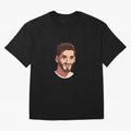 Cristiano Ronaldo Vetor Art Graphics Design Oversized T-Shirt Join FIFA World Cup 2026 USA Canada Mexico for Fans of CR7 and Argentina, France and Brazil, Bringing Stadium Memories, Football Loyalty, International Chants and Championship Tradition;