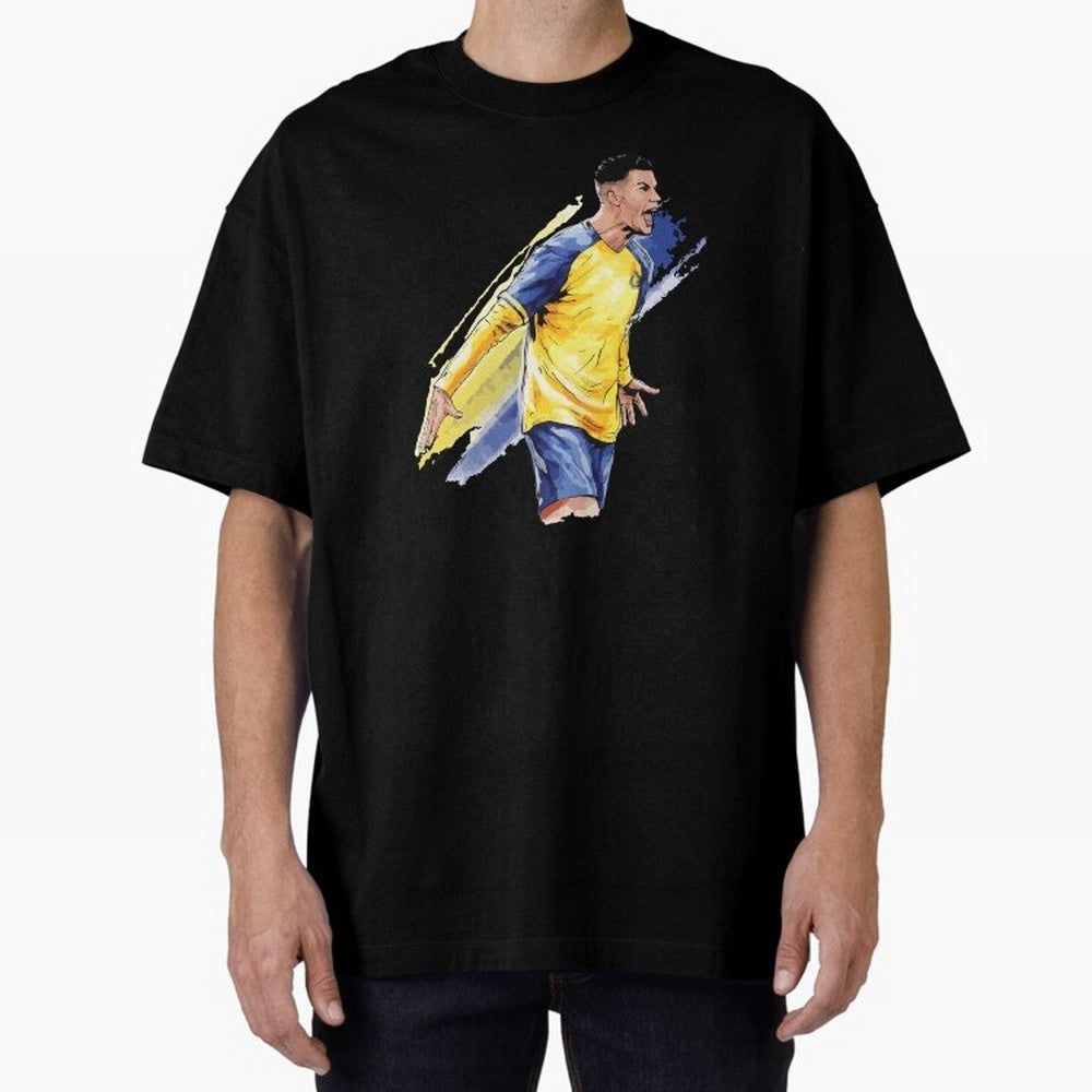 Ronaldo Al-Nassr 2022 Oversized T-Shirt Show Championship Spirit for FIFA World Cup 2026 Group Stage Inspired by Cristiano Ronaldo, England and Germany Energy, Worldwide Fan Energy, Dramatic Goals, Stadium Lights and Championship Celebrations;