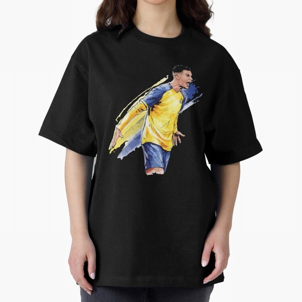 Ronaldo Al-Nassr 2022 Oversized T-Shirt Show Championship Spirit for FIFA World Cup 2026 Group Stage Inspired by Cristiano Ronaldo, England and Germany Energy, Worldwide Fan Energy, Dramatic Goals, Stadium Lights and Championship Celebrations;