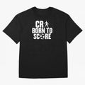 Cr7 Born To Score Oversized T-Shirt Bring International Match Energy to FIFA World Cup 2026 for Fans of CR7 and Argentina, Bringing Vintage Soccer Flavor, Modern Football Stars, National Flags and Final Night Emotion; Created for Match Day Parties,