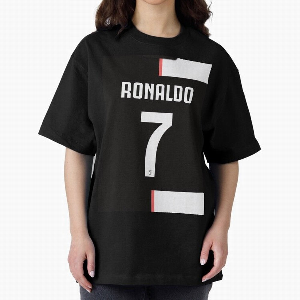 Ronaldo 7 Juventus 19-20 Retro Jersey Oversized T-Shirt Spotlight FIFA World Cup 2026 Spirit, Featuring Argentina, France and Brazil, Messi, Worldwide Fan Energy, Dramatic Goals, Stadium Lights and Championship Celebrations; Perfect for People Who