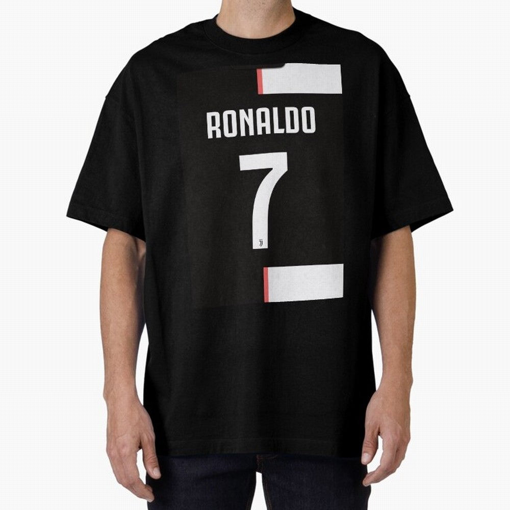 Ronaldo 7 Juventus 19-20 Retro Jersey Oversized T-Shirt Spotlight FIFA World Cup 2026 Spirit, Featuring Argentina, France and Brazil, Messi, Worldwide Fan Energy, Dramatic Goals, Stadium Lights and Championship Celebrations; Perfect for People Who