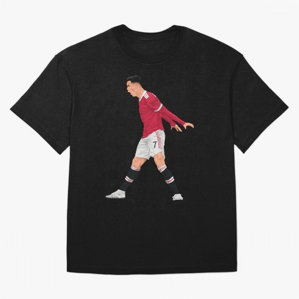 Cristiano Ronaldo Celebration Oversized T-Shirt Make Memories around FIFA World Cup 2026 Group Stage Spirit, with Portugal, Spain and Germany, Neymar, Champion Mindset, Group Stage Buzz, Knockout Tension and Passionate Fan Culture; Ideal for Fans