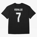 CR7, Cristiano Ronaldo, Cristiano, Ronaldo, oro, portugal, 7, number, dorsal Oversized T-Shirt Honor Football Greatness during Global Football Passion for FIFA World Cup 2026 USA Canada Mexico, Inspired by CR7, England, Supporter Pride, Iconic