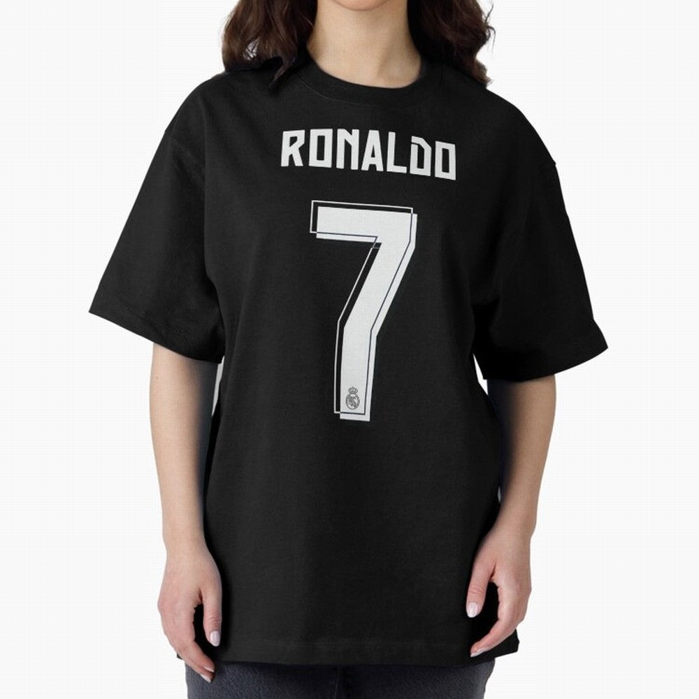 CR7, Cristiano Ronaldo, Cristiano, Ronaldo, oro, portugal, 7, number, dorsal Oversized T-Shirt Honor Football Greatness during Global Football Passion for FIFA World Cup 2026 USA Canada Mexico, Inspired by CR7, England, Supporter Pride, Iconic