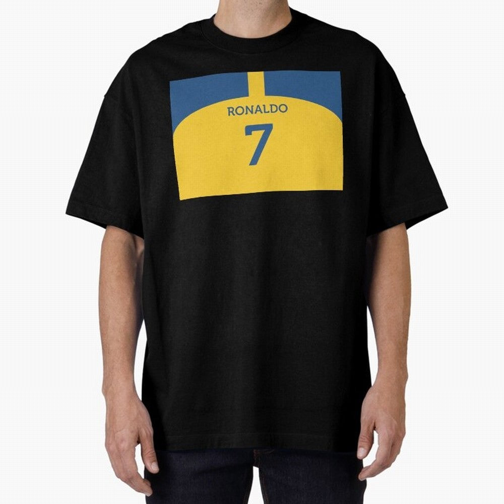 Cristiano Ronaldo Al Nassr Fc Oversized T-Shirt Discover Global Football Passion for FIFA World Cup 2026, Made for Messi and Cristiano Ronaldo, Spain and Netherlands, Football History, Final Match Energy, Crowd Noise and Once in a Lifetime Moments;