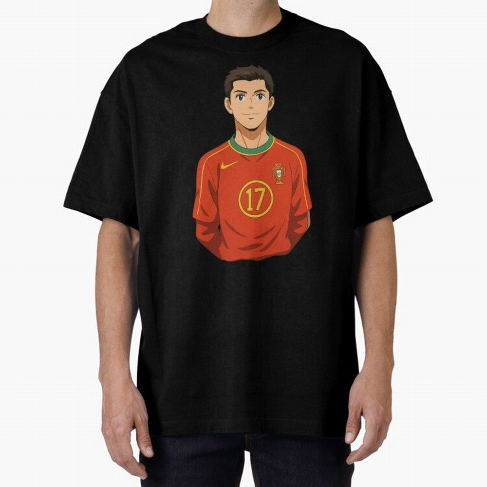 Ronaldo Oversized T-Shirt Represent Global Football Passion for FIFA World Cup 2026, Made for Messi, Neymar and Mbappe, Argentina, Tournament Hype, Historic Matchups, Family Viewing Parties and Global Sports Pride; Made for Die Hard Supporters,
