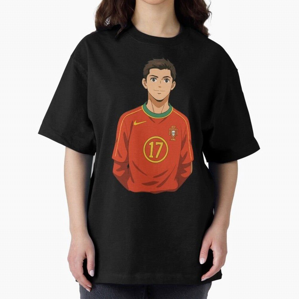 Ronaldo Oversized T-Shirt Represent Global Football Passion for FIFA World Cup 2026, Made for Messi, Neymar and Mbappe, Argentina, Tournament Hype, Historic Matchups, Family Viewing Parties and Global Sports Pride; Made for Die Hard Supporters,