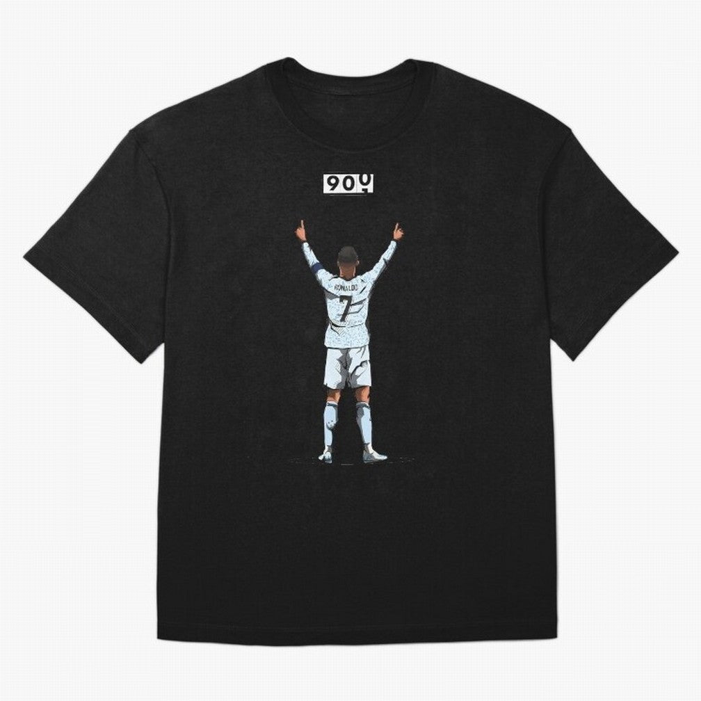 Ronaldo 900 Goals Celebration Iconic Football Design Oversized T-Shirt Feel FIFA World Cup 2026 USA Canada Mexico Connected to Haaland and Mbappe, Argentina and Brazil Energy, Football History, Final Match Energy, Crowd Noise and Once in a Lifetime