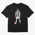 Ronaldo Stance Oversized T-Shirt Feel International Energy from Match Day Hype around FIFA World Cup 2026 USA Canada Mexico, CR7, Portugal, Spain and Germany, Game Day Rituals, Football Legends, Country Pride and the Road to the Final; Made for