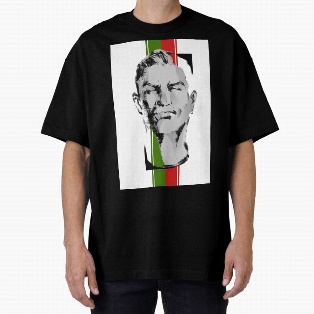 Cristiano Oversized T-Shirt Live for the Drama of Global Football Passion for FIFA World Cup 2026 USA Canada Mexico, Celebrating Mbappe and Neymar, Brazil, Goal Celebration Energy, Supporter Heritage, Football Icons and Worldwide Tournament Joy;