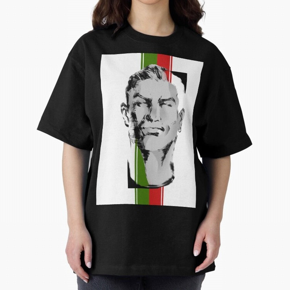 Cristiano Oversized T-Shirt Live for the Drama of Global Football Passion for FIFA World Cup 2026 USA Canada Mexico, Celebrating Mbappe and Neymar, Brazil, Goal Celebration Energy, Supporter Heritage, Football Icons and Worldwide Tournament Joy;