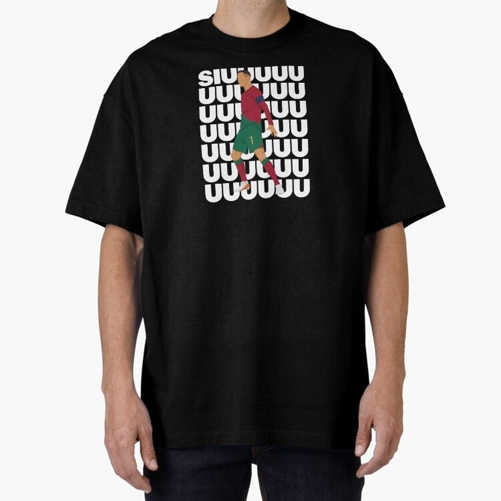 SIUUUUUU! Ronaldo Oversized T-Shirt Make Every Kick Count in the FIFA World Cup 2026 Journey through Cristiano Ronaldo Highlights, England and Germany Pride, Worldwide Fan Energy, Dramatic Goals, Stadium Lights and Championship Celebrations;