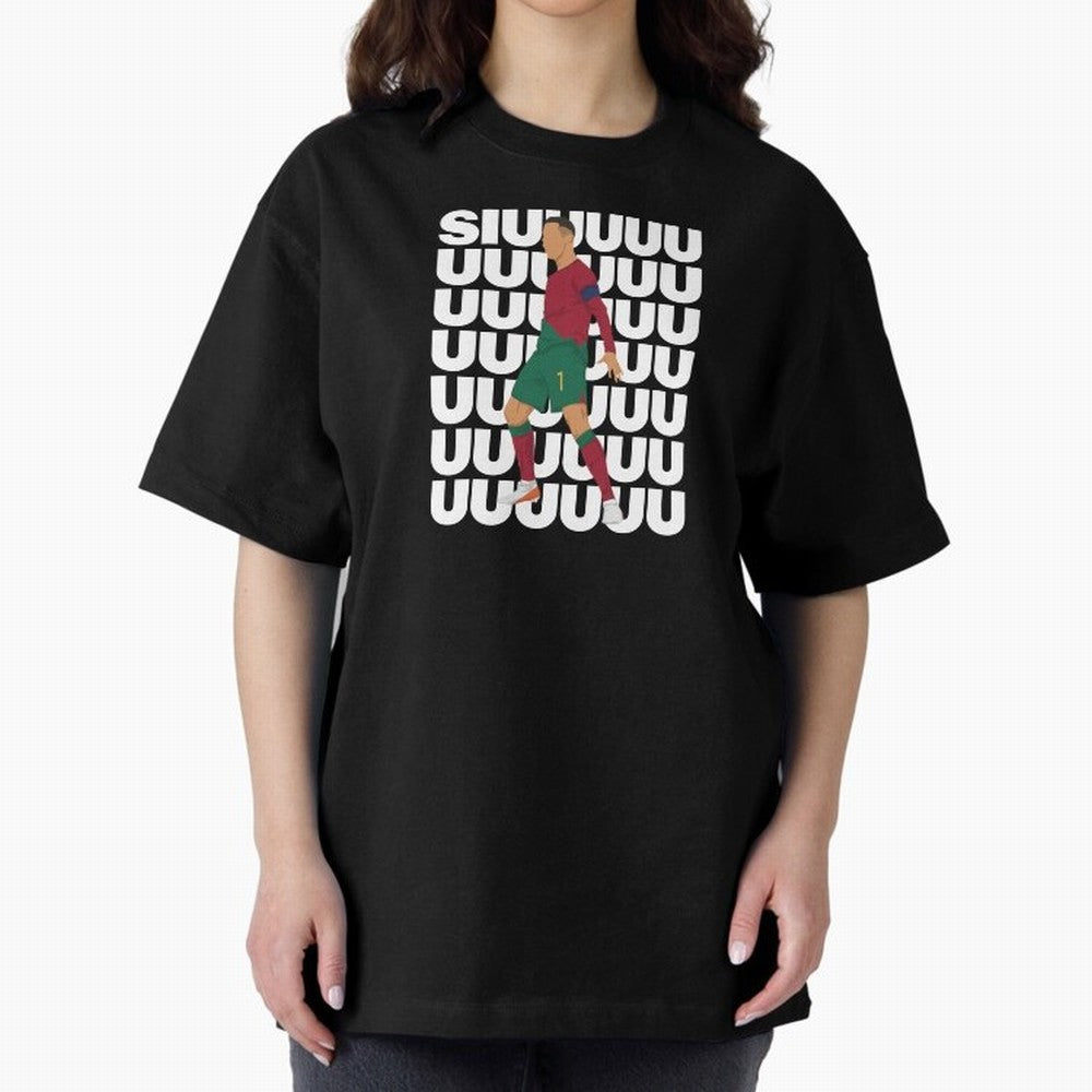 SIUUUUUU! Ronaldo Oversized T-Shirt Make Every Kick Count in the FIFA World Cup 2026 Journey through Cristiano Ronaldo Highlights, England and Germany Pride, Worldwide Fan Energy, Dramatic Goals, Stadium Lights and Championship Celebrations;