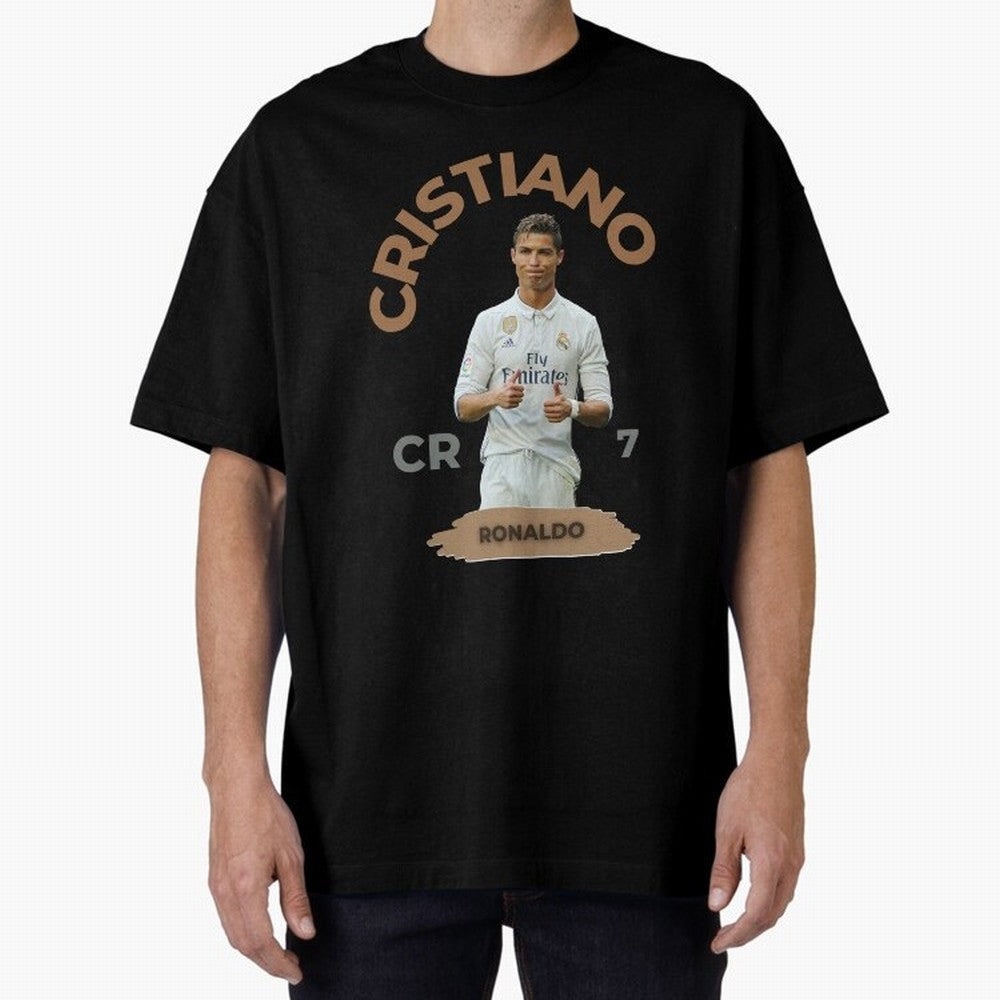 Essential Cristiano Ronaldo Siuuu Oversized T-Shirt Get Ready for Global Football Passion for FIFA World Cup 2026 USA Canada Mexico, Capturing Cristiano Ronaldo, England, France and Netherlands, Stadium Memories, Football Loyalty, International