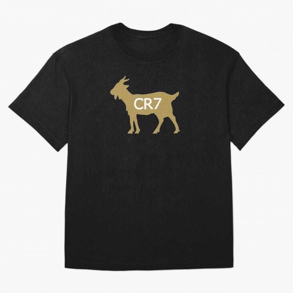 CR7 GOAT Gold B Oversized T-Shirt Bring a Champion Mindset to FIFA World Cup 2026 Group Stage Spirit, Celebrating England and Germany, Messi and Cristiano Ronaldo, Sports Nostalgia, International Competition, Famous Players and Unforgettable