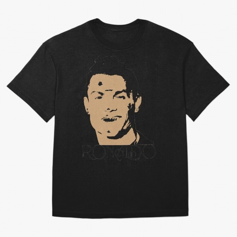 Portugal Football Captain Cristiano Ronaldo Vector Illustration Oversized T-Shirt Celebrate the Magic of the FIFA World Cup 2026 USA Canada Mexico Journey through Messi, CR7 and Mbappe Highlights, Spain Pride, Match Day Excitement, Supporter