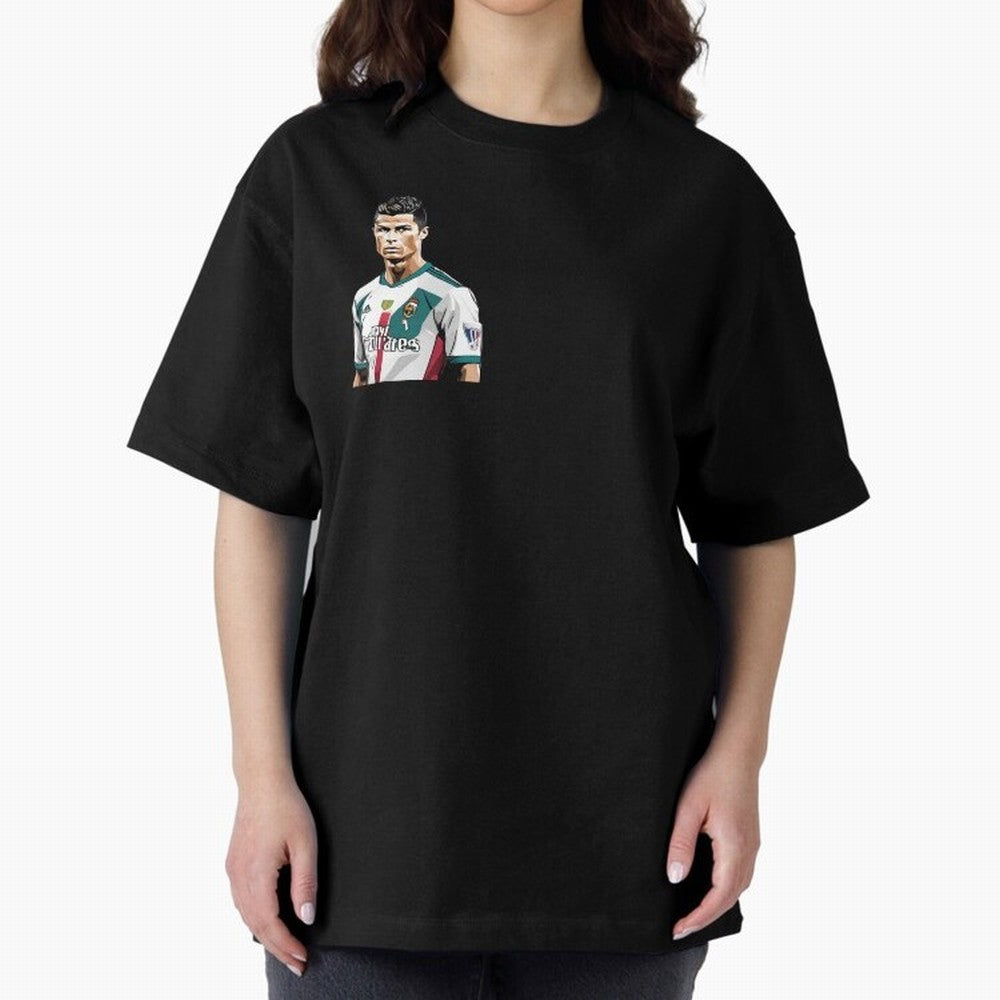 Cristiano Ronaldo Oversized T-Shirt Show Love for Legendary Goals in the FIFA World Cup 2026 Group Stage Journey through Messi, Neymar and Mbappe Highlights, Portugal, Spain and Germany Pride, Global Supporter Spirit, Legendary Goals, National