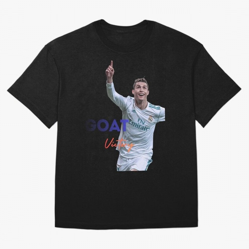 Goat CR7 MIndset Oversized T-Shirt Celebrate Global Passion for FIFA World Cup 2026 Group Stage for Fans of CR7 and Spain, Bringing Tournament Hype, Historic Matchups, Family Viewing Parties and Global Sports Pride; Perfect for Supporters Who Want