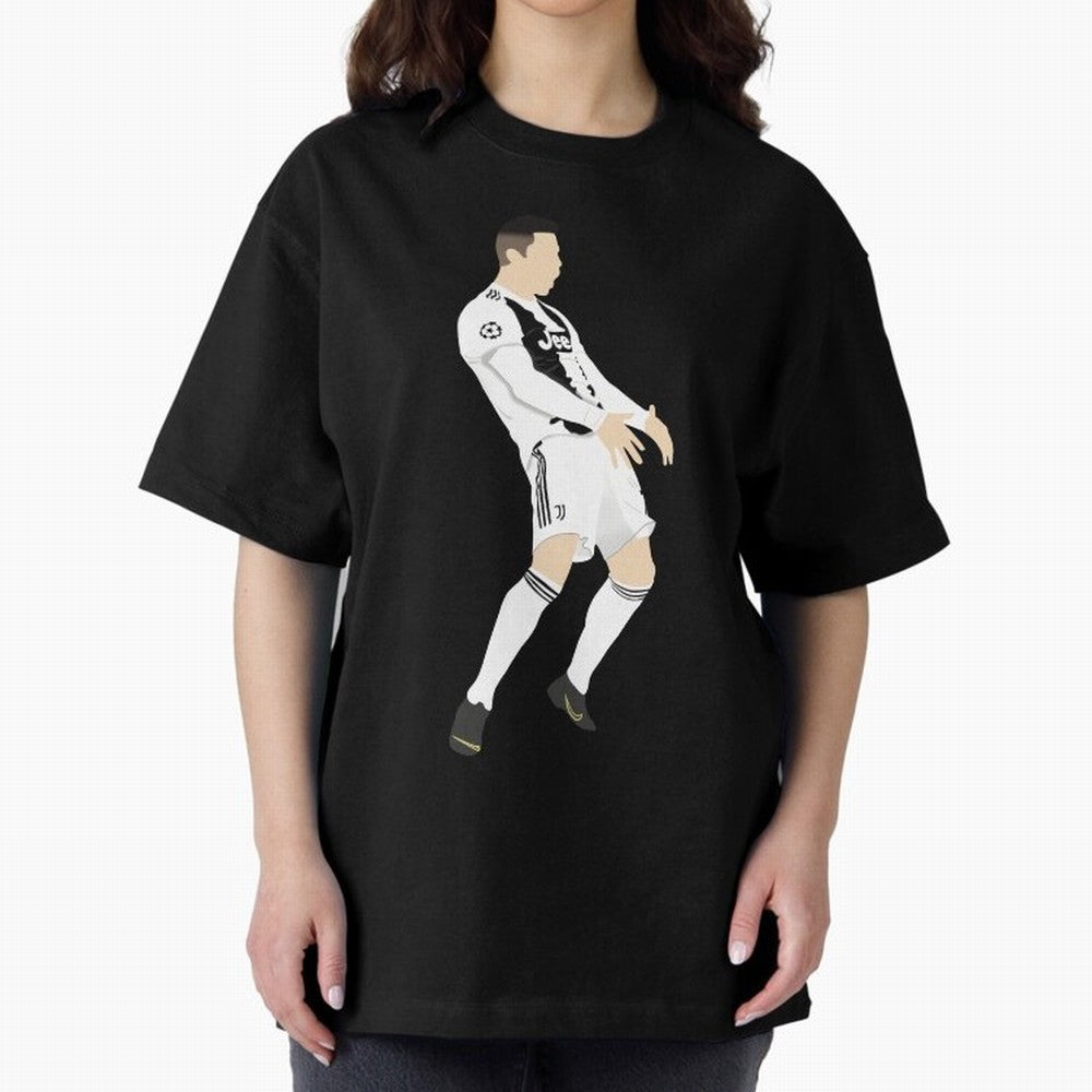 Cristiano Ronaldo Vs Atltico Oversized T-Shirt Discover FIFA World Cup 2026 Group Stage Celebrating CR7, Spain Energy, Champion Mindset, Group Stage Buzz, Knockout Tension and Passionate Fan Culture; Ideal for Fans Who Follow Messi, Cristiano