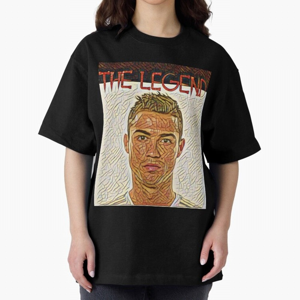 Cristiano Ronaldo Oversized T-Shirt Spotlight Match Day Hype around FIFA World Cup 2026 Group Stage, CR7 and Messi, Netherlands, Fan Favorite Moments, National Team Passion, Big Match Drama and Soccer History; Great for Supporters Who Love