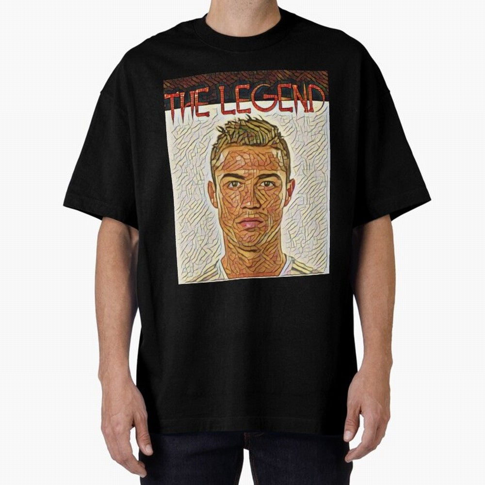 Cristiano Ronaldo Oversized T-Shirt Spotlight Match Day Hype around FIFA World Cup 2026 Group Stage, CR7 and Messi, Netherlands, Fan Favorite Moments, National Team Passion, Big Match Drama and Soccer History; Great for Supporters Who Love