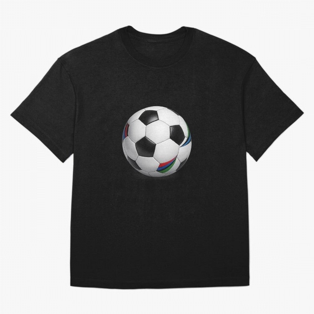 Kick Power Football Design | Classic Soccer Ball Sports Artwork Oversized T-Shirt Bring World Football Passion into the FIFA World Cup 2026 Group Stage Journey through Haaland and Mbappe Highlights, Argentina, France and Brazil Pride, Classic