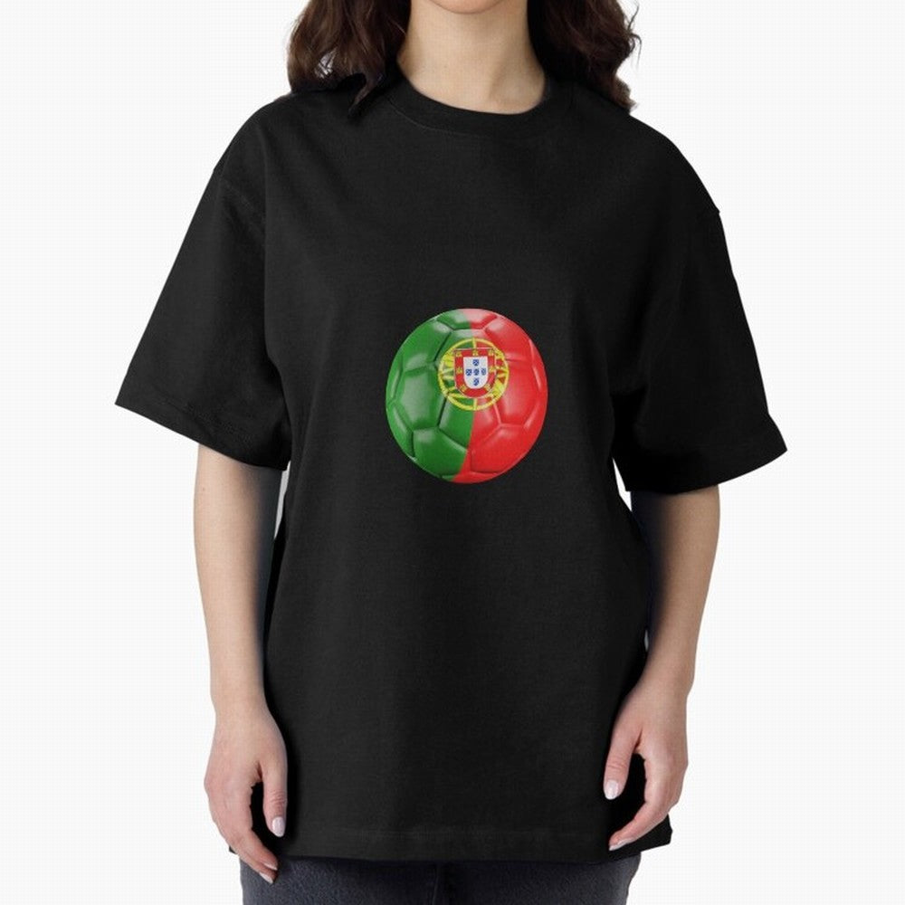 Portugal Oversized T-Shirt Turn Every Weekend Toward FIFA World Cup 2026 Spirit, Capturing France and Portugal, Haaland, Soccer Culture, Superstar Moments, National Team Dreams and Competitive Fire; Made for Die Hard Supporters, Soccer Lovers, Game