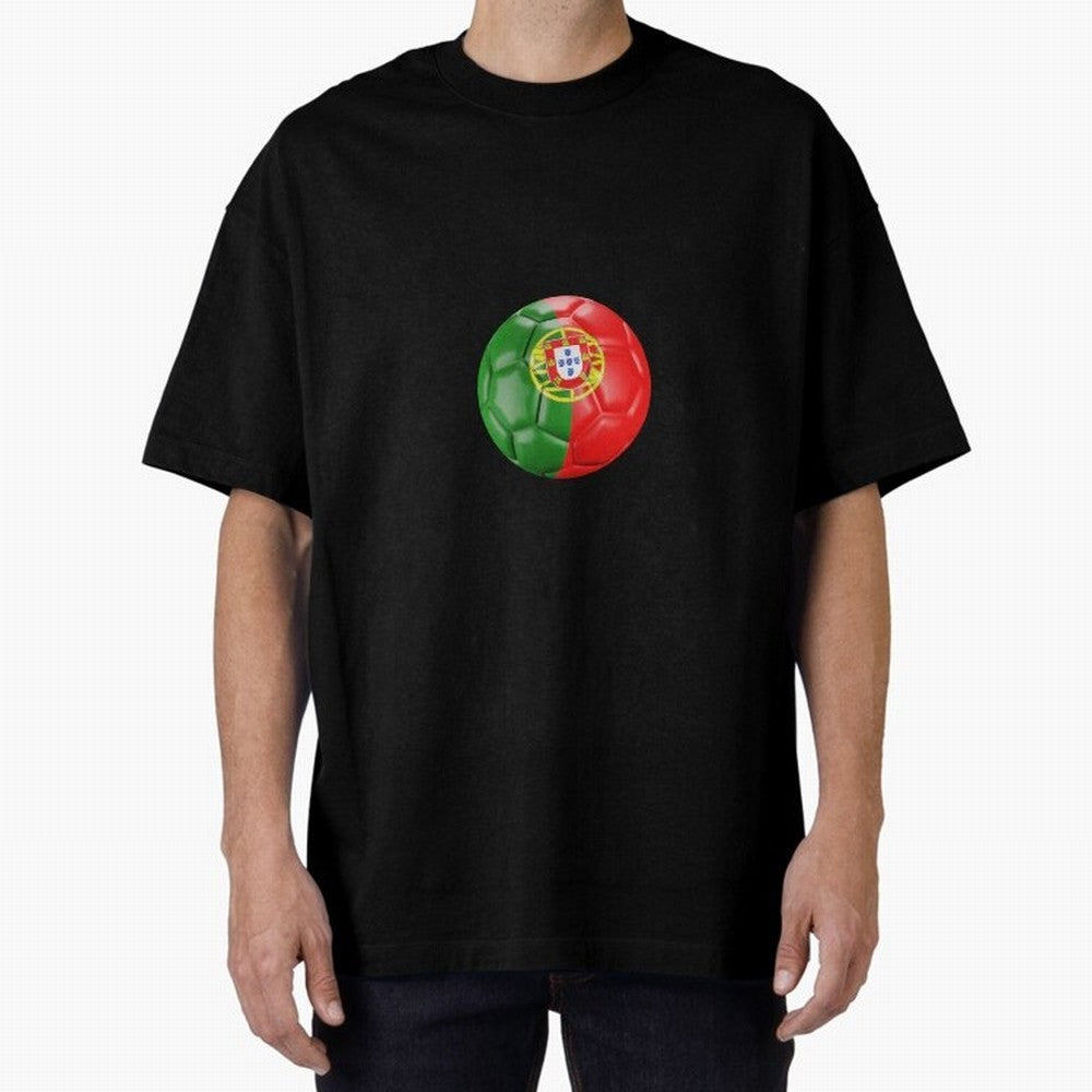 Portugal Oversized T-Shirt Turn Every Weekend Toward FIFA World Cup 2026 Spirit, Capturing France and Portugal, Haaland, Soccer Culture, Superstar Moments, National Team Dreams and Competitive Fire; Made for Die Hard Supporters, Soccer Lovers, Game