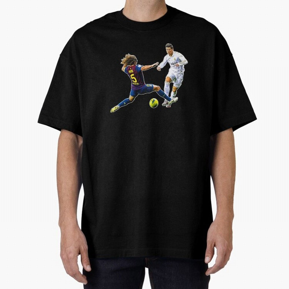 Ronaldo Oversized T-Shirt Create the FIFA World Cup 2026 USA Canada Mexico Journey through Messi, CR7 and Mbappe Highlights, England Pride, Sports Nostalgia, International Competition, Famous Players and Unforgettable Victories; Ideal for