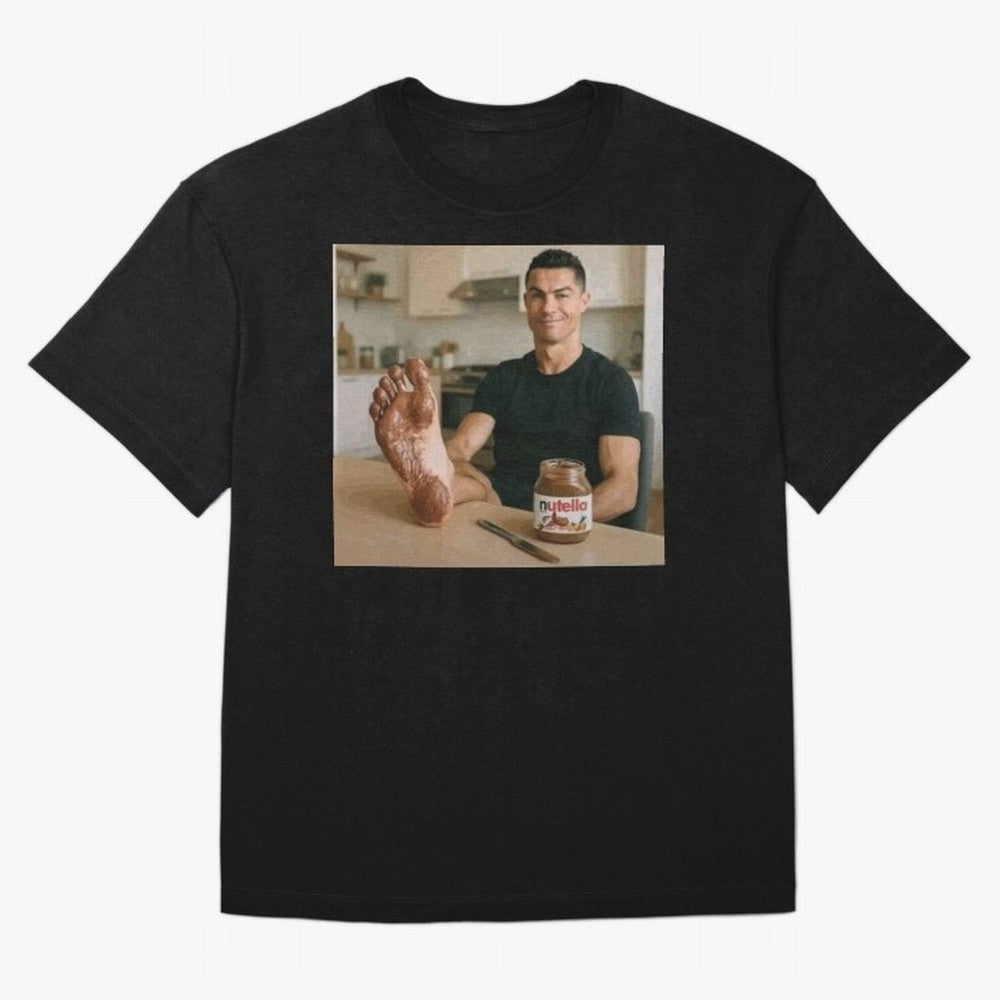 Ronaldo Nutella (LOW RES) Oversized T-Shirt Celebrate Every Goal in the FIFA World Cup 2026 Group Stage Journey through Neymar Highlights, Argentina, France and Brazil Pride, Match Day Excitement, Supporter Culture, Golden Goals and Global Football