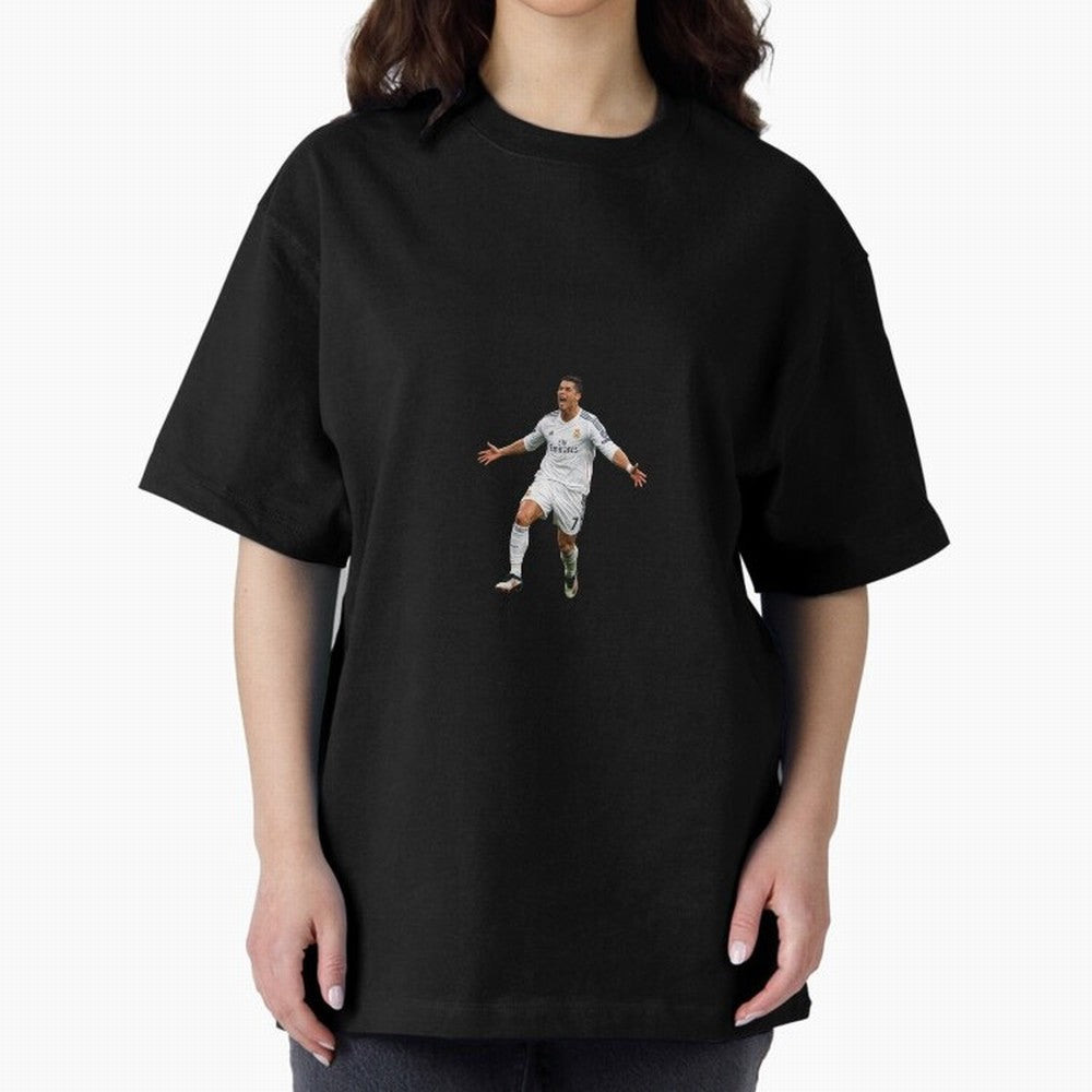 Ronaldo real madrid Oversized T-Shirt Celebrate Rivalries and Pride in the FIFA World Cup 2026 Journey through Mbappe Highlights, England Pride, Football Festival Excitement, Trophy Ambitions, Country Rivalries and Star Player Buzz; Created for