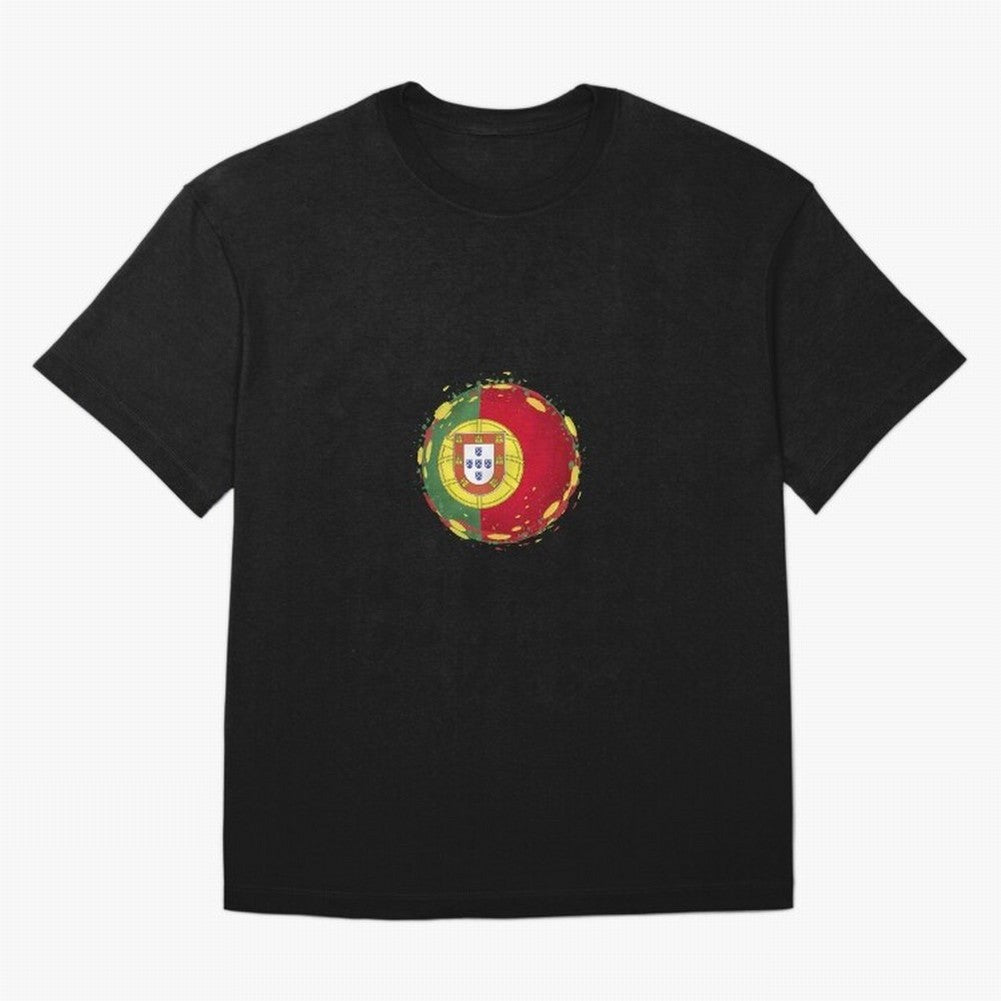 Portugal Oversized T-Shirt Keep the Legacy of FIFA World Cup 2026 USA Canada Mexico Spirit, Centered on Netherlands, Haaland and Mbappe, Classic Soccer Heritage, Championship Pressure, Fan Loyalty and International Pride; Perfect for Supporters Who