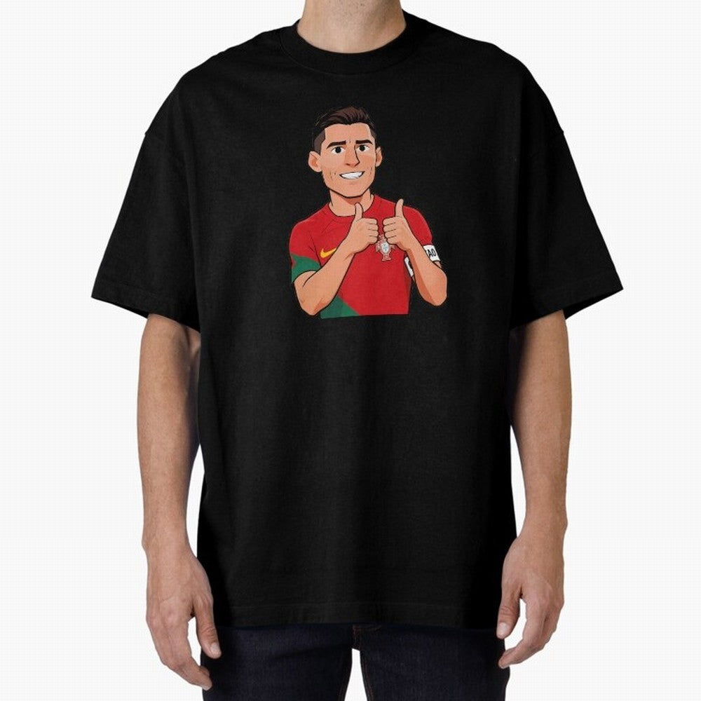 World CUP Cristiano Oversized T-Shirt Carry FIFA World Cup 2026 Group Stage for Fans of Messi and Cristiano Ronaldo and Germany, Bringing Goal Celebration Energy, Supporter Heritage, Football Icons and Worldwide Tournament Joy; Made for Die Hard