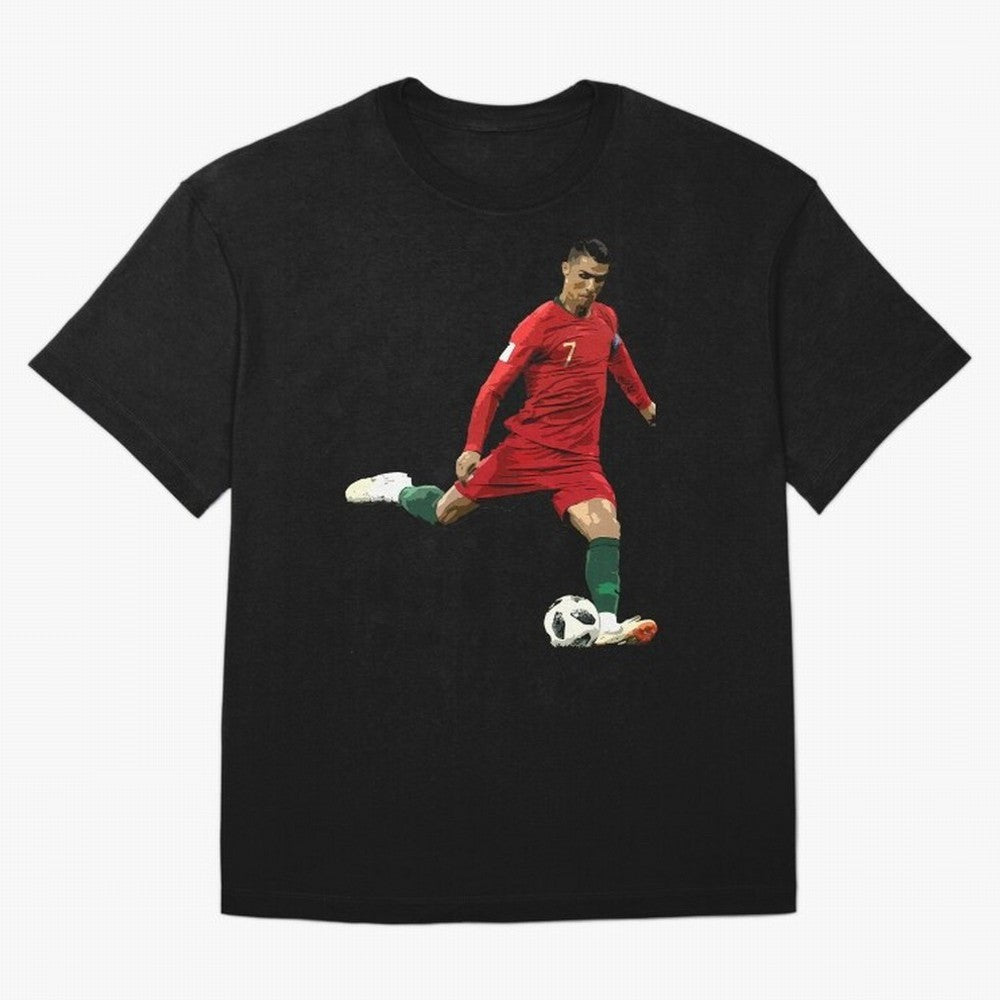 Cristiano Ronaldo Oversized T-Shirt Carry Match Day Hype around FIFA World Cup 2026, Messi, Neymar and Mbappe, Argentina, France and Brazil, Football History, Final Match Energy, Crowd Noise and Once in a Lifetime Moments; Great for Supporters Who